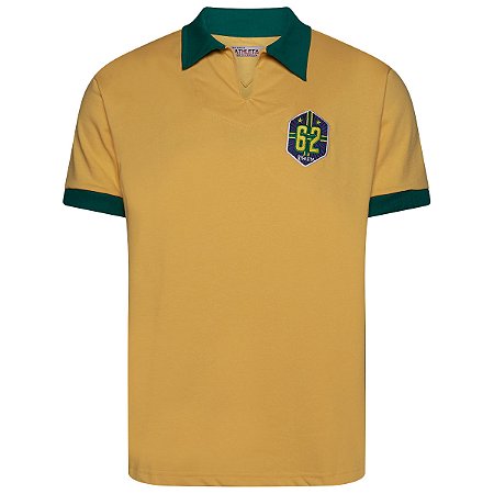 Camisa Retro Athleta da Seleção brasileira de 1962