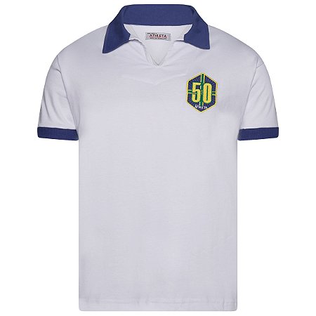 Camisa Retro Athleta da Seleção brasileira de 1950