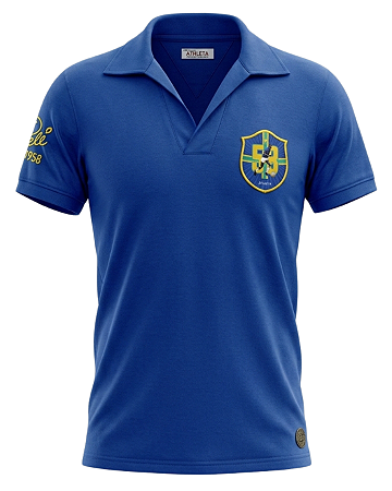 Camisa Athleta Retro do Pelé de 1958 - Edição Especial