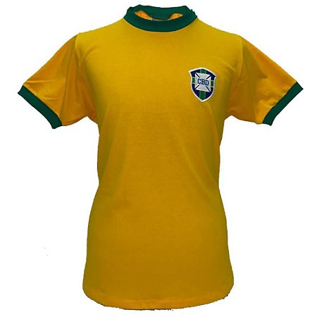 Camisa Seleção brasileira de 1970 - Retro Original Athleta