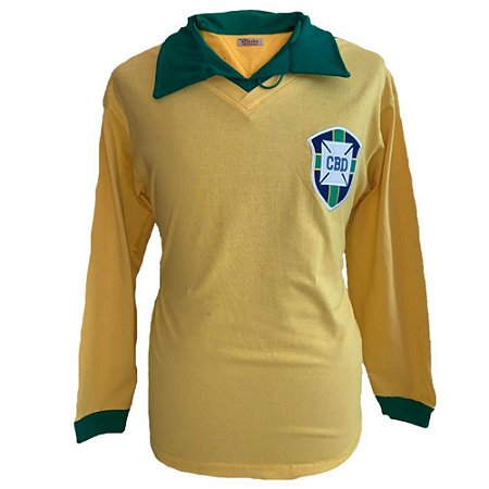 Camisa Seleção brasileira de 1962 - Retro Original Athleta