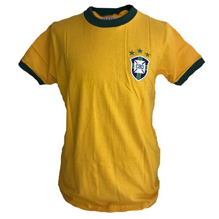 Camisa Brasil Athleta Copa 1970 Vintage Original Retro em Promoção