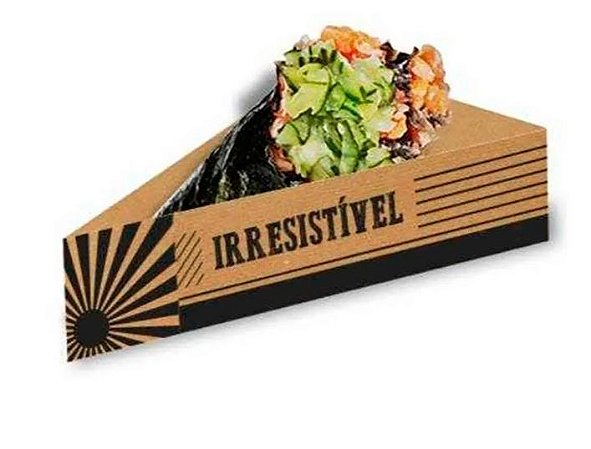 Berço para Temaki Frases 15x9x3 cm - 50 unidades