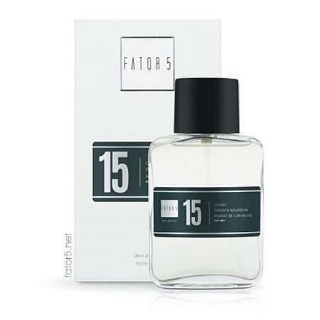 Perfume 15 - Couro, pimenta bourboun, musgo de carvalho