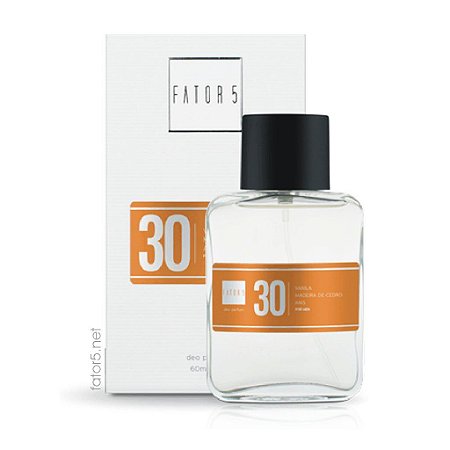 Perfume 30 - Vanila, Madeira de Cedro e Anis - 60ml