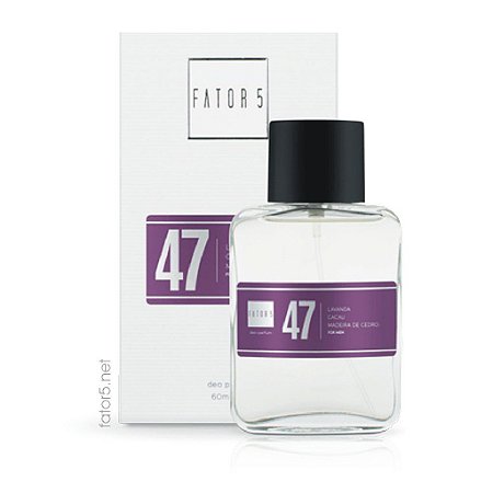 Perfume 47 - Lavanda, Cacau e Madeira de Cedro