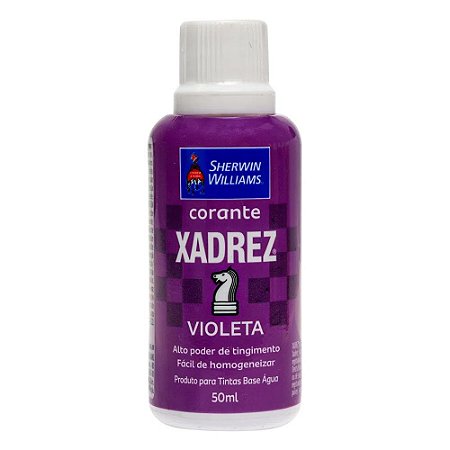 Corante Líquido Xadrez Violeta 50ml - Mundo Graffiti