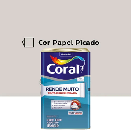 Tinta Coral Rende Muito 16L Fosco Papel Picado