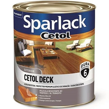 Verniz Cetol Deck Natural Semi-Brilho 900mlL - Sparlack