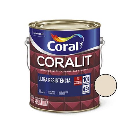 Esmalte Sintético Coralit Ultra Brilhante Areia 3,6l - Coral