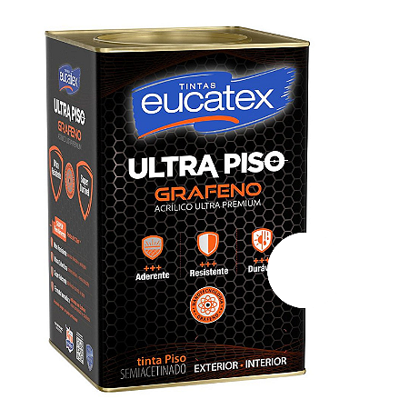 Tinta de Piso Ultra Grafeno Branca 18l Eucatex