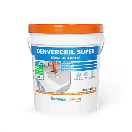 Manta Líquida DenverCril Super Cinza 12kg