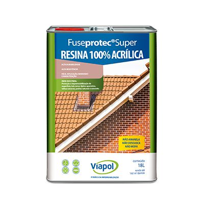 Verniz para concreto  Fuseprotec Super Semi-Brilho - 18L - Viapol