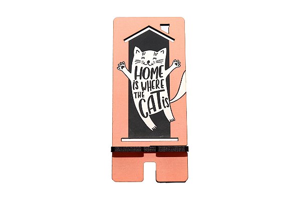 Porta Celular | Home Is Where The Cat