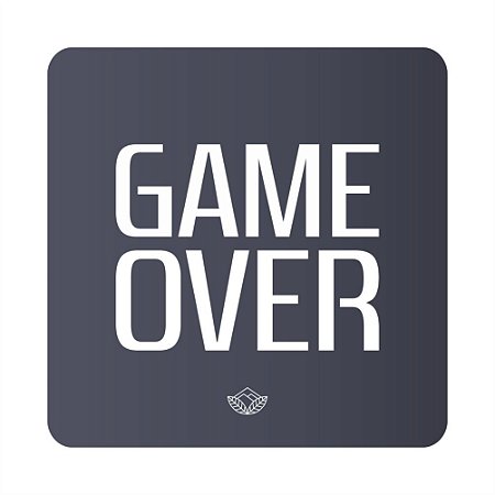 Porta Copo Magnético / Imã de Geladeira | Game Over