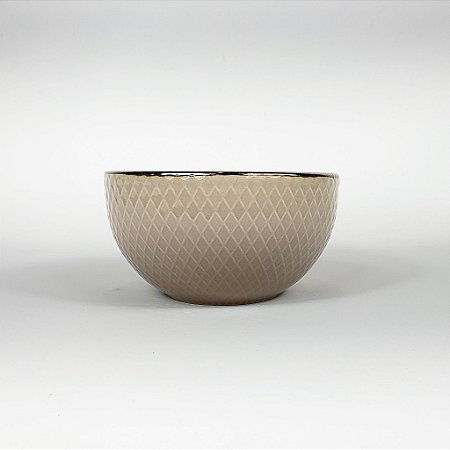 Bowl de Cerâmica - Cinza - 14cm