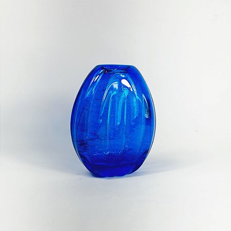 Cristal Artesanal - Azul - 12x15cm