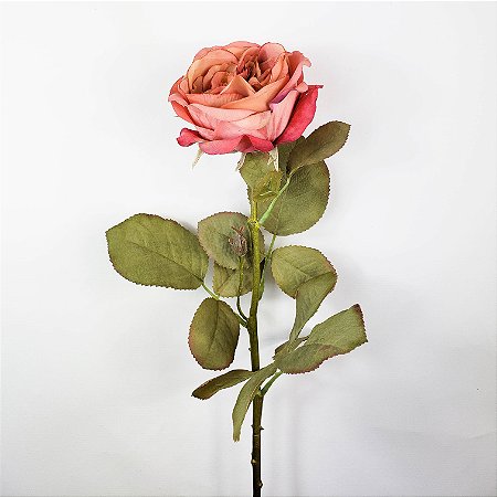Haste de Rosa Degradê Rosa - 68cm