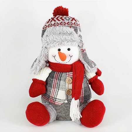 Boneco de neve pelucia Clearance
