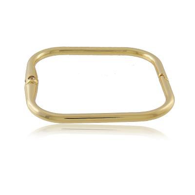 Bracelete Quadrado Xuxa Dourado