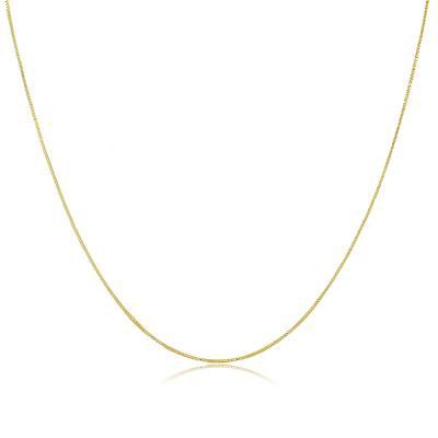Colar Corrente Veneziana 0,8 60Cm Dourado