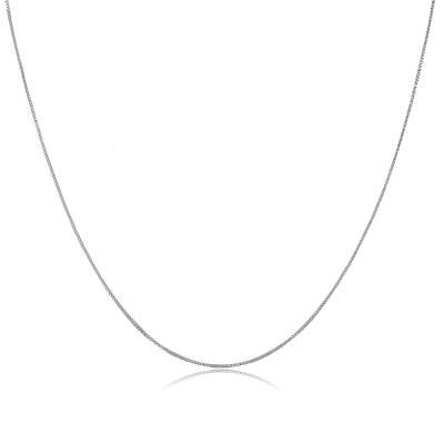 Colar Corrente Veneziana 0,8 60Cm Rbranco
