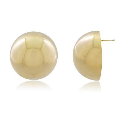 Brinco Colerico Liso Dourado