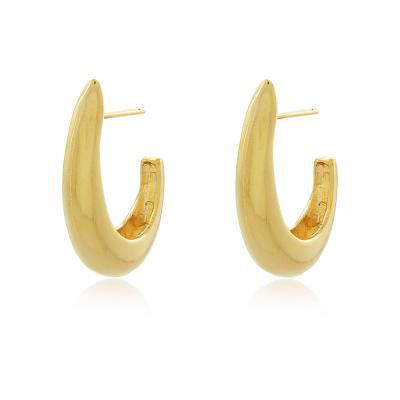 Brinco Argola Lara Liso Dourado