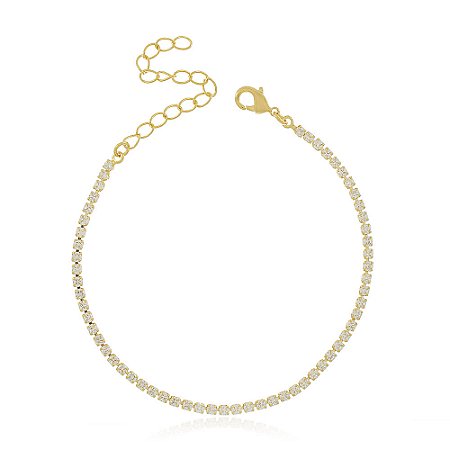 Pulseira Rita Cristal Dourado