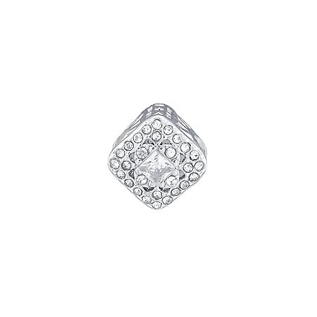 Furloque Separador Quadrado Cristal Aço