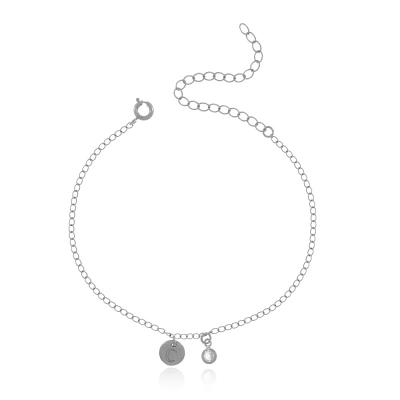 Pulseira Letrinha Ródio