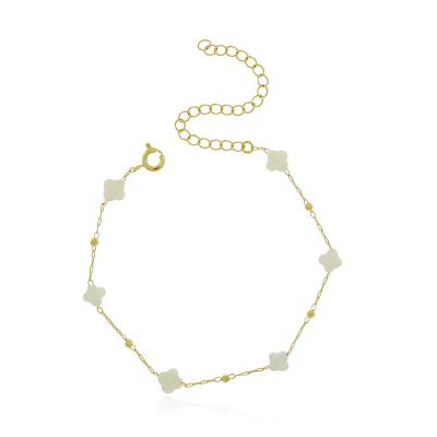 Pulseira Trevinhos Dourado