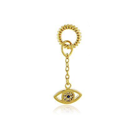Pin Lock Fio Olho Grego Dourado