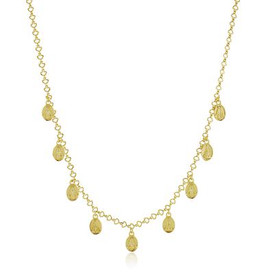 Colar Medalhas N. Sra Aparecida Dourado