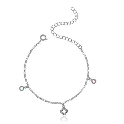 Pulseira Trevo Color Rbranco