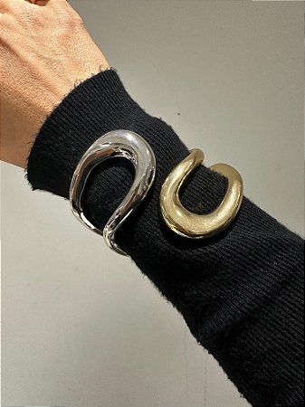 Bracelete Anne Mix G Vazado Bco-Ama