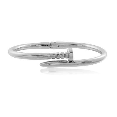 Bracelete Prego Liso Rbranco