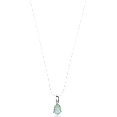 Colar Nylon Gotinha Azul Rbranco