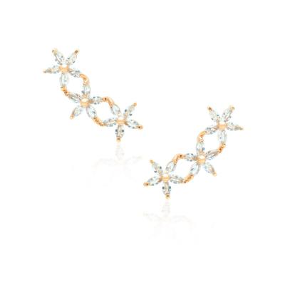 Brinco E. Cuff 3 Estrelas Dourado