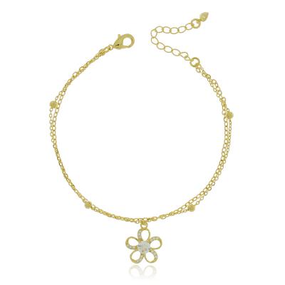 Pulseira Dupla Primavera Dourado
