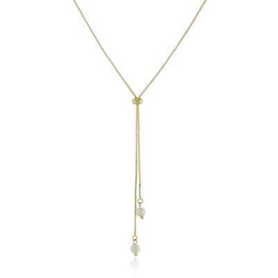 Colar Gravata Neli Dourado