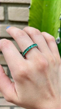 Anel Hailey Verde Rbranco