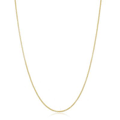 Colar Elo Portugues Fininho Dourado