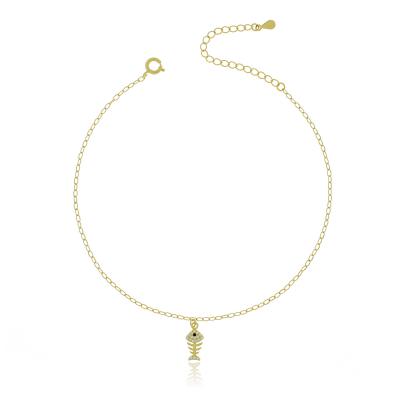 Tornozeleira Sardinha Dourado