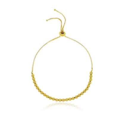 Pulseira Bolinhas Babi Dourado