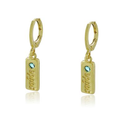 Brinco Argola Saude Dourado