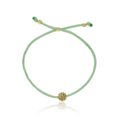 Pulseira Verão Esfera  Verde Claro