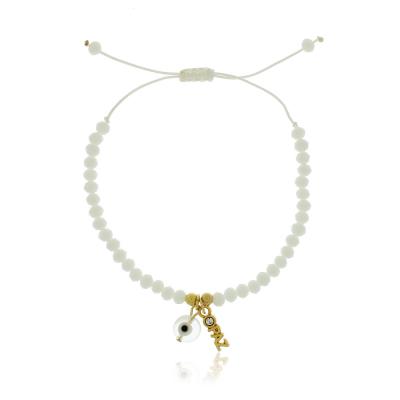 Pulseira Cristais Desejo Branco