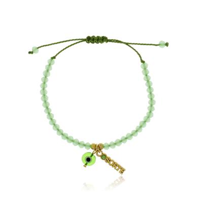 Pulseira Cristais Desejo Verde