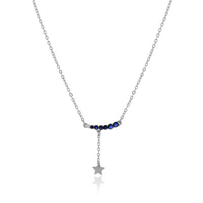 Colar Estrela Safira Rbranco